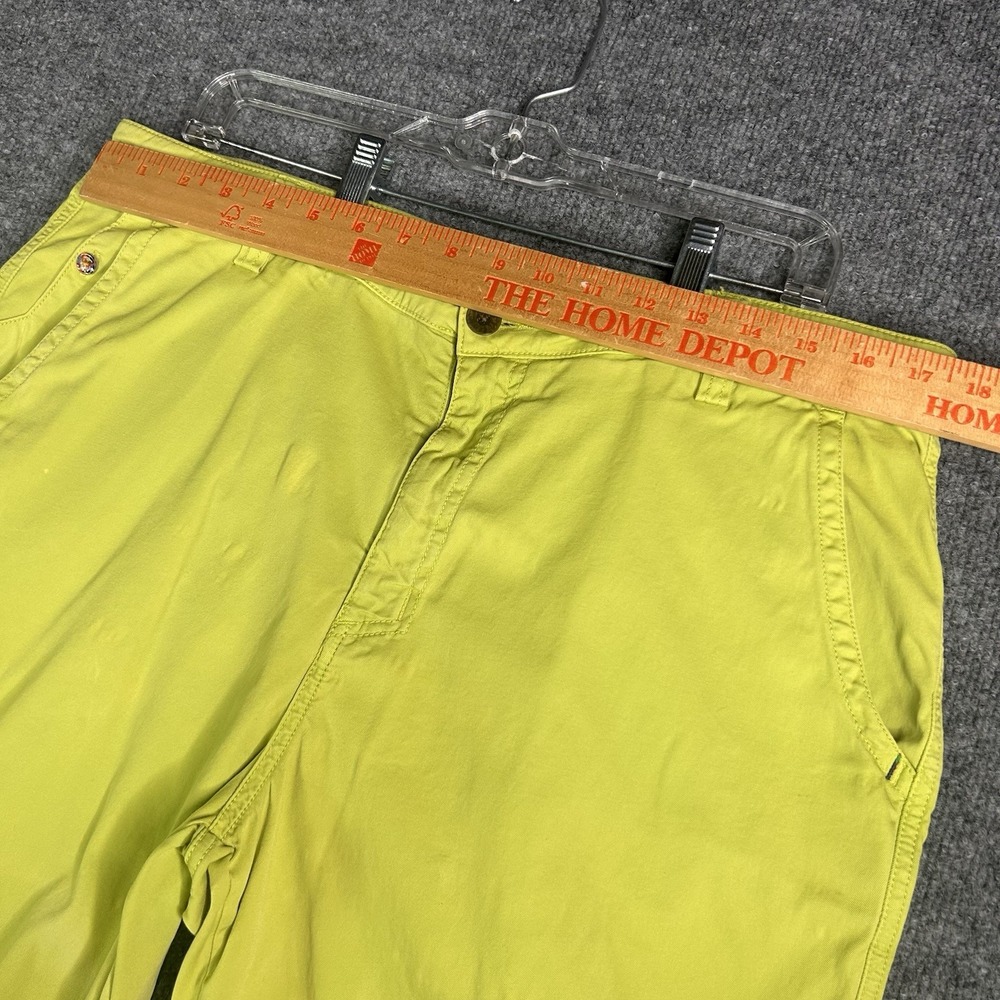 Robert Graham Mens Chino Shorts‎ Neon Green Size 34 - Picture 12 of 14
